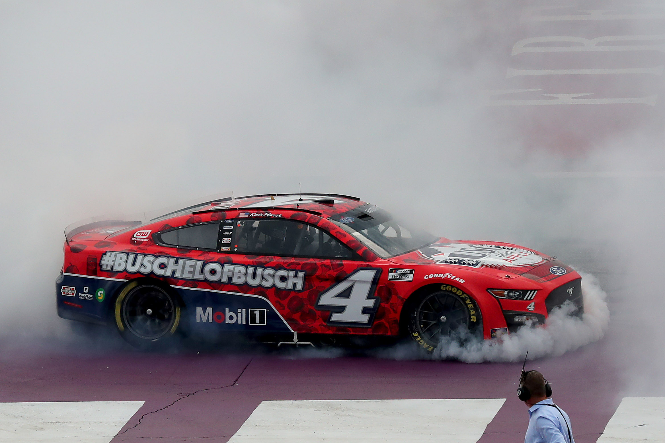 Kevin Harvick Team Issued 2022 Michigan Win Mini Trophy at PristineAuction.com Kevin Harvick Team Issued 2022 Michigan Win Mini Trophy at PristineAuction.com