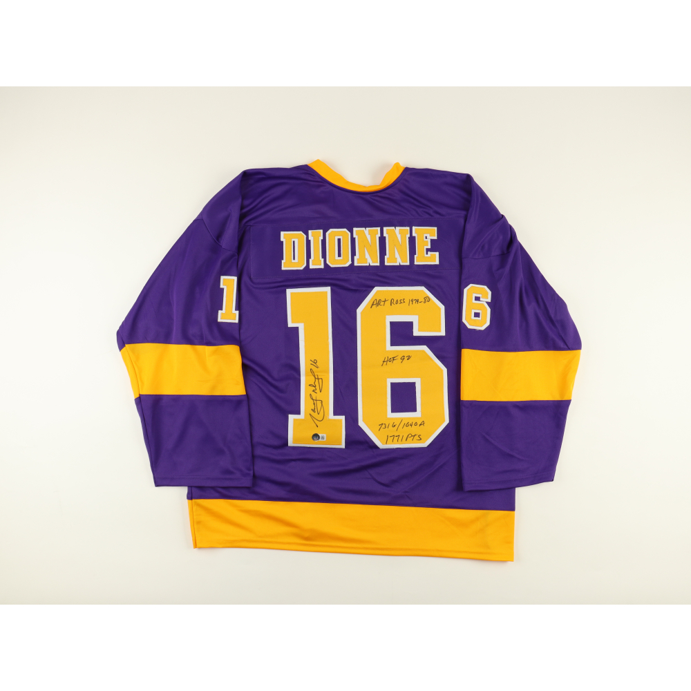 Marcel Dionne Signed Jersey with Multiple Inscriptions (Beckett) | Pristine Auction