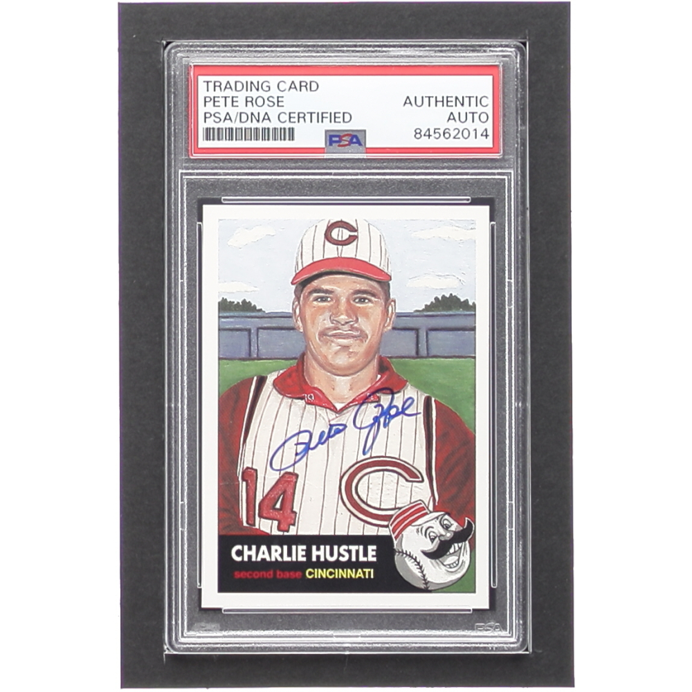 Pete Rose Signed 1995 JSW Trading Card (PSA) Pristine Auction