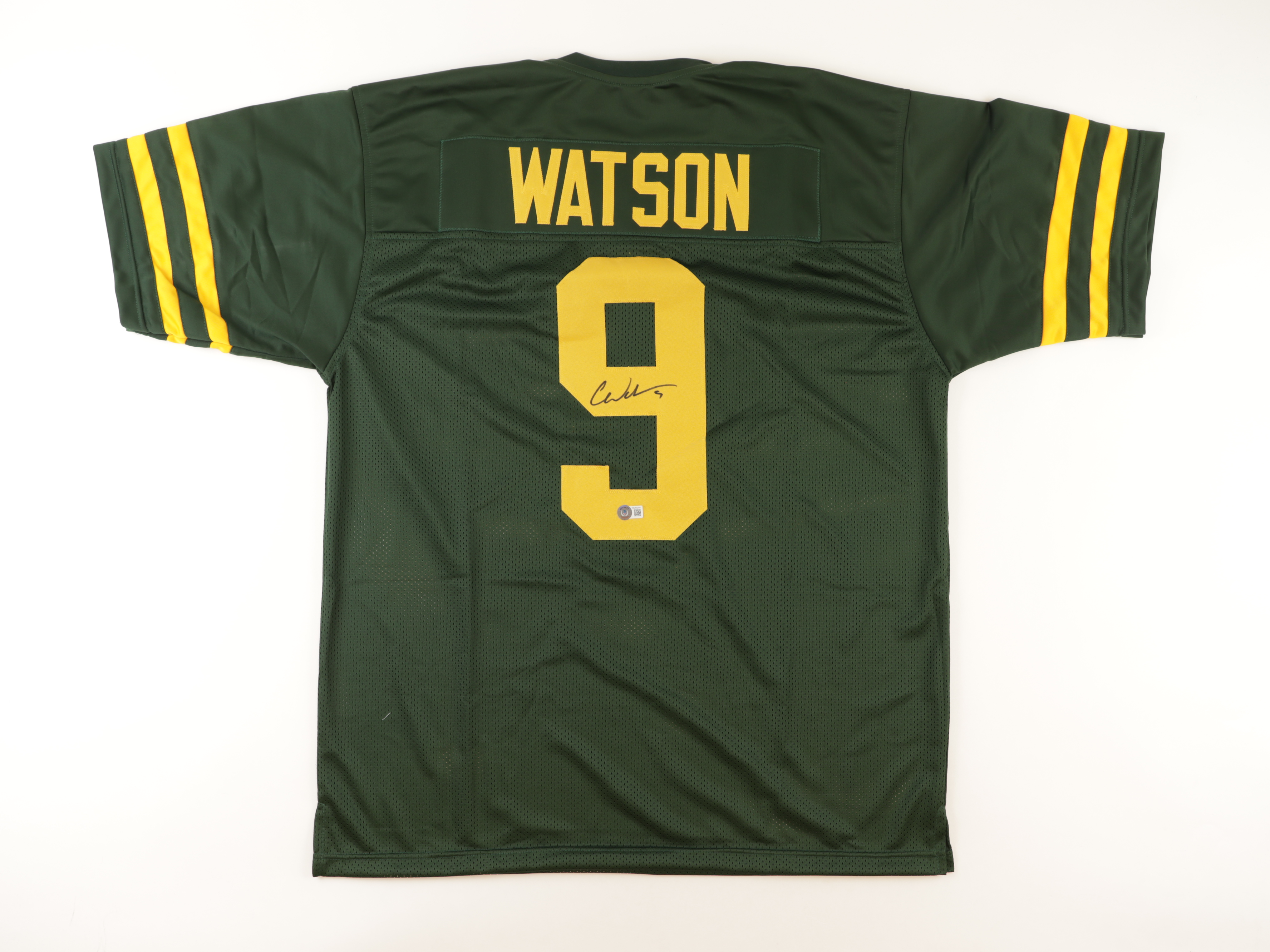 Christian Watson Signed Jersey (Beckett) at PristineAuction.com Christian Watson Signed Jersey (Beckett) at PristineAuction.com