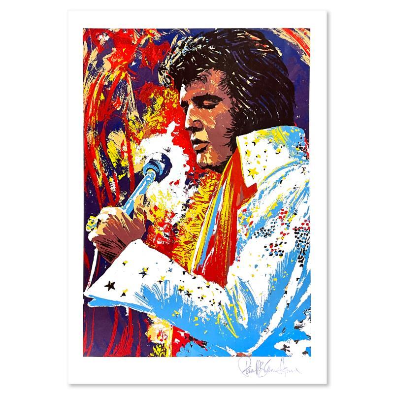 "Elvis" LE 20x26 Serigraph on Paper by by Paul Blaine Henrie (Artova) (Disclaimer) at PristineAuction.com "Elvis" LE 20x26 Serigraph on Paper by by Paul Blaine Henrie (Artova) (Disclaimer) at PristineAuction.com