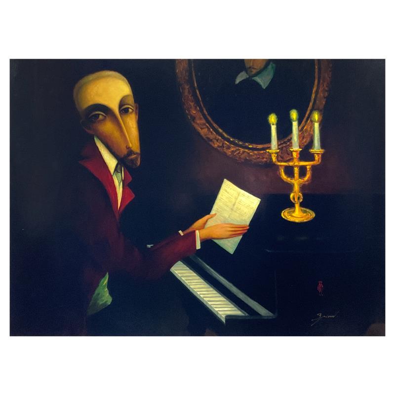 "Tchaikovsky" Limited Edition 40x30 Mixed Media on Canvas by Sergey Smirnov (PA) at PristineAuction.com "Tchaikovsky" Limited Edition 40x30 Mixed Media on Canvas by Sergey Smirnov (PA) at PristineAuction.com