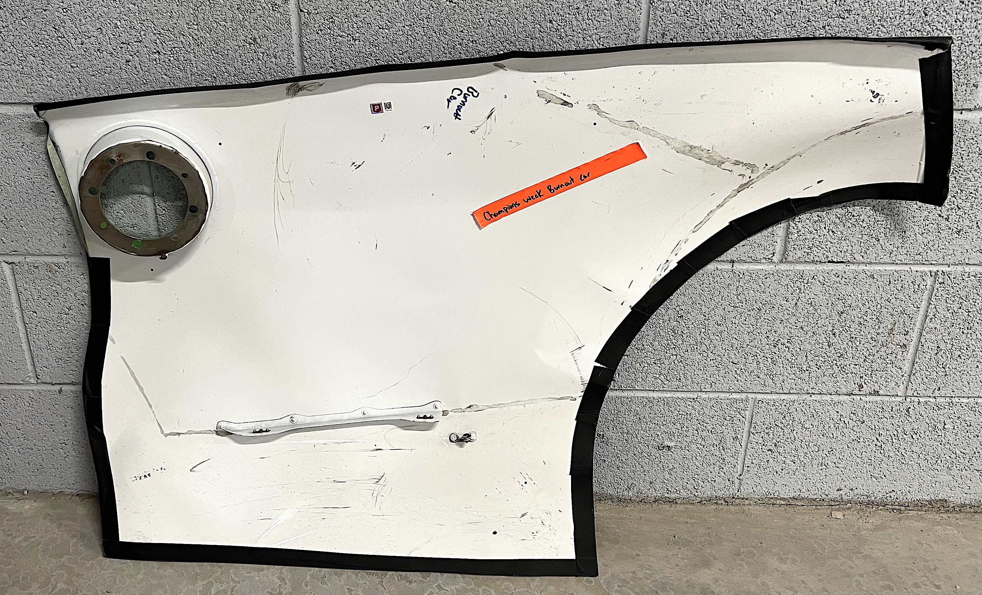 Kyle Larson Signed Event Used NASCAR Sheet Metal - Full Quarter Panel (PA COA) at PristineAuction.com Kyle Larson Signed Event Used NASCAR Sheet Metal - Full Quarter Panel (PA COA) at PristineAuction.com