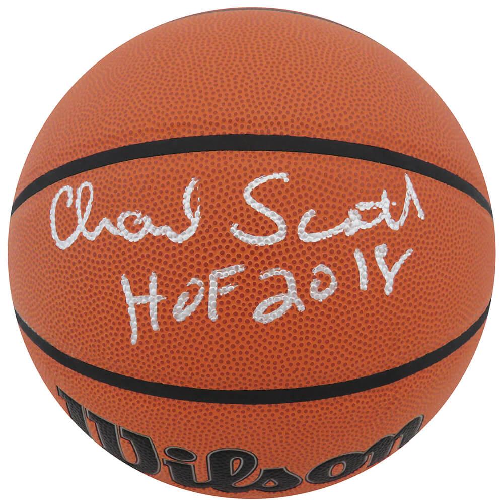 Charlie Scott Signed NBA Basketball Inscribed "HOF 2018" (Schwartz) at PristineAuction.com Charlie Scott Signed NBA Basketball Inscribed "HOF 2018" (Schwartz) at PristineAuction.com