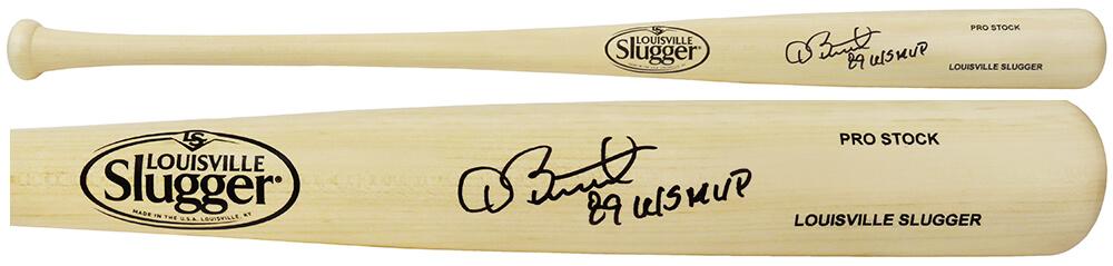 Dave Stewart Signed Louisville Slugger Baseball Bat Inscribed "89 WS MVP" (Schwartz) at PristineAuction.com Dave Stewart Signed Louisville Slugger Baseball Bat Inscribed "89 WS MVP" (Schwartz) at PristineAuction.com