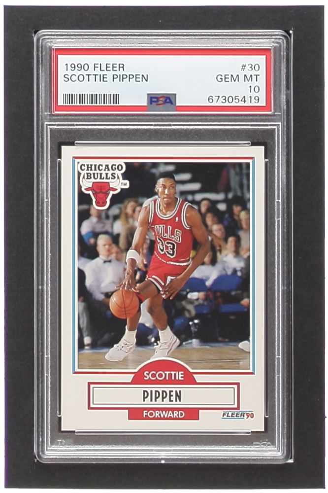 Scottie Pippen 199091 Fleer 30 (PSA 10) Pristine Auction