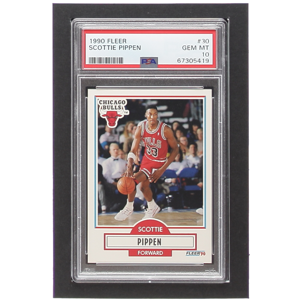 Scottie Pippen 199091 Fleer 30 (PSA 10) Pristine Auction