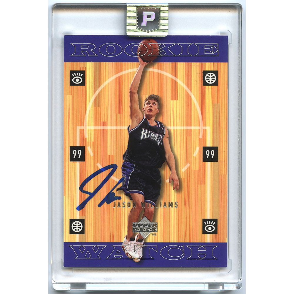 Jason Williams Signed 199899 Upper Deck 318 RC (PA Encapsulated