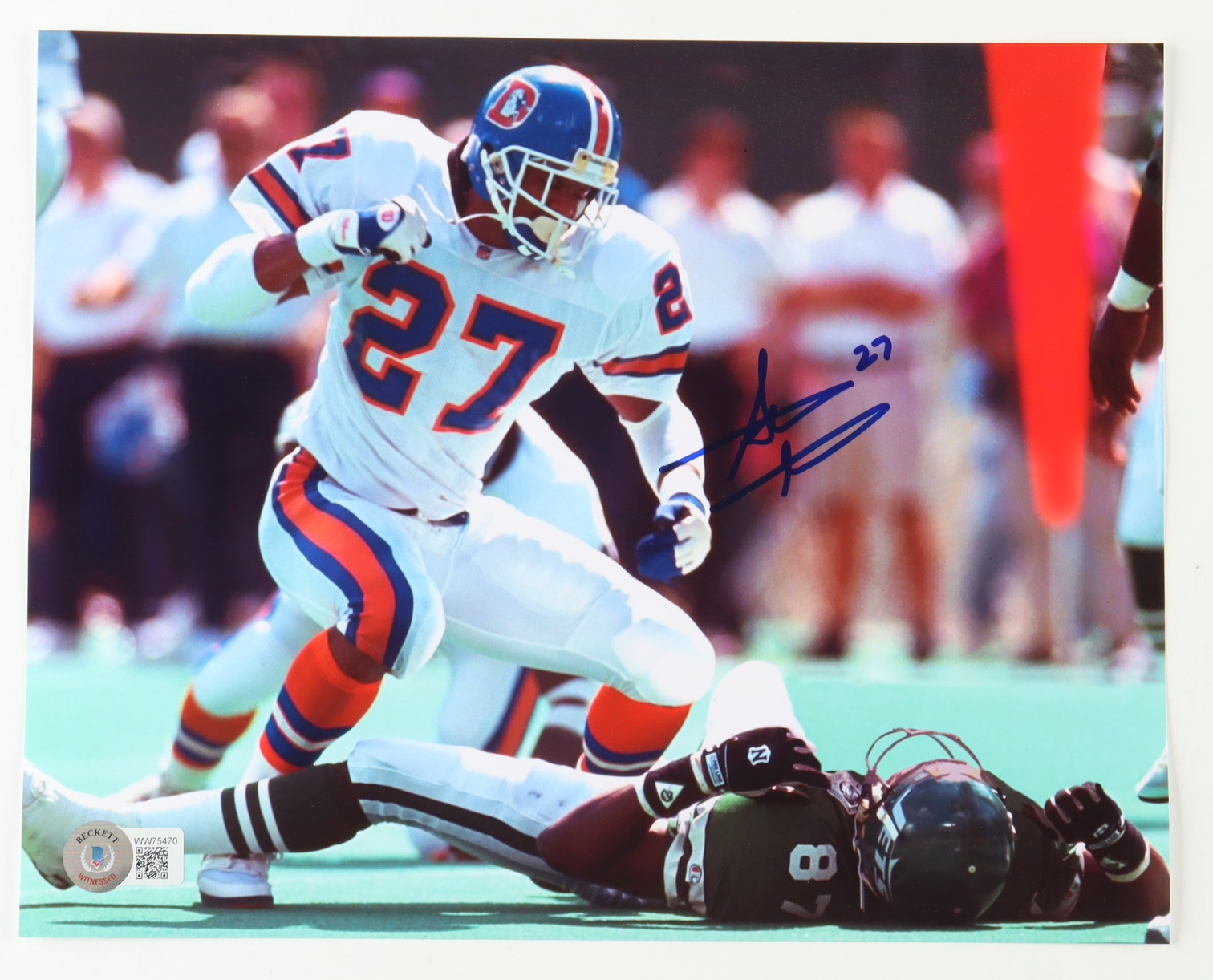 Steve Atwater Signed Broncos 8x10 Photo (Beckett) at PristineAuction.com Steve Atwater Signed Broncos 8x10 Photo (Beckett) at PristineAuction.com