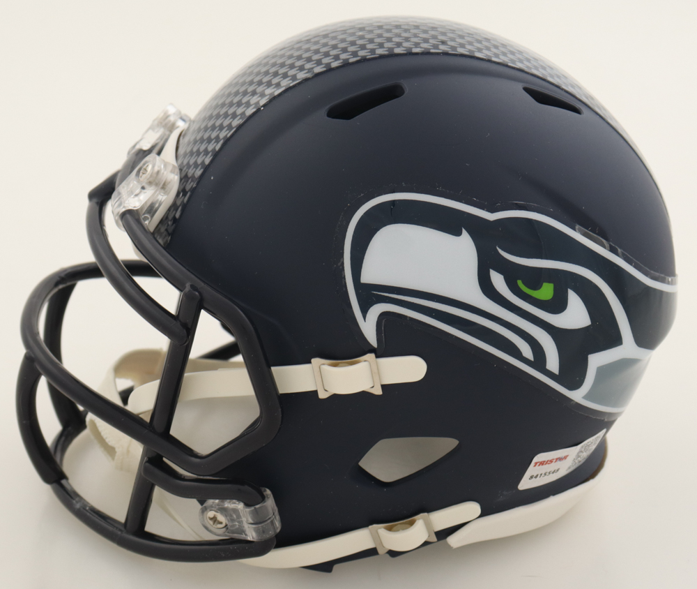Tariq Woolen Signed Seattle Seahawks Speed Mini Helmet (Tristar) at PristineAuction.com Tariq Woolen Signed Seattle Seahawks Speed Mini Helmet (Tristar) at PristineAuction.com