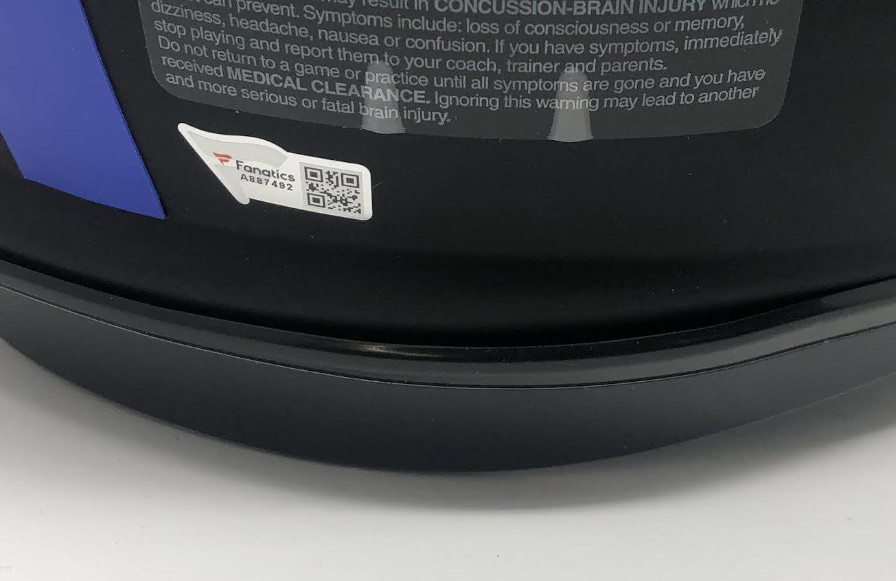 Saquon Barkley Signed Giants Full Size Eclipse Alternate Speed Helmet (Fanatics) at PristineAuction.com Saquon Barkley Signed Giants Full Size Eclipse Alternate Speed Helmet (Fanatics) at PristineAuction.com