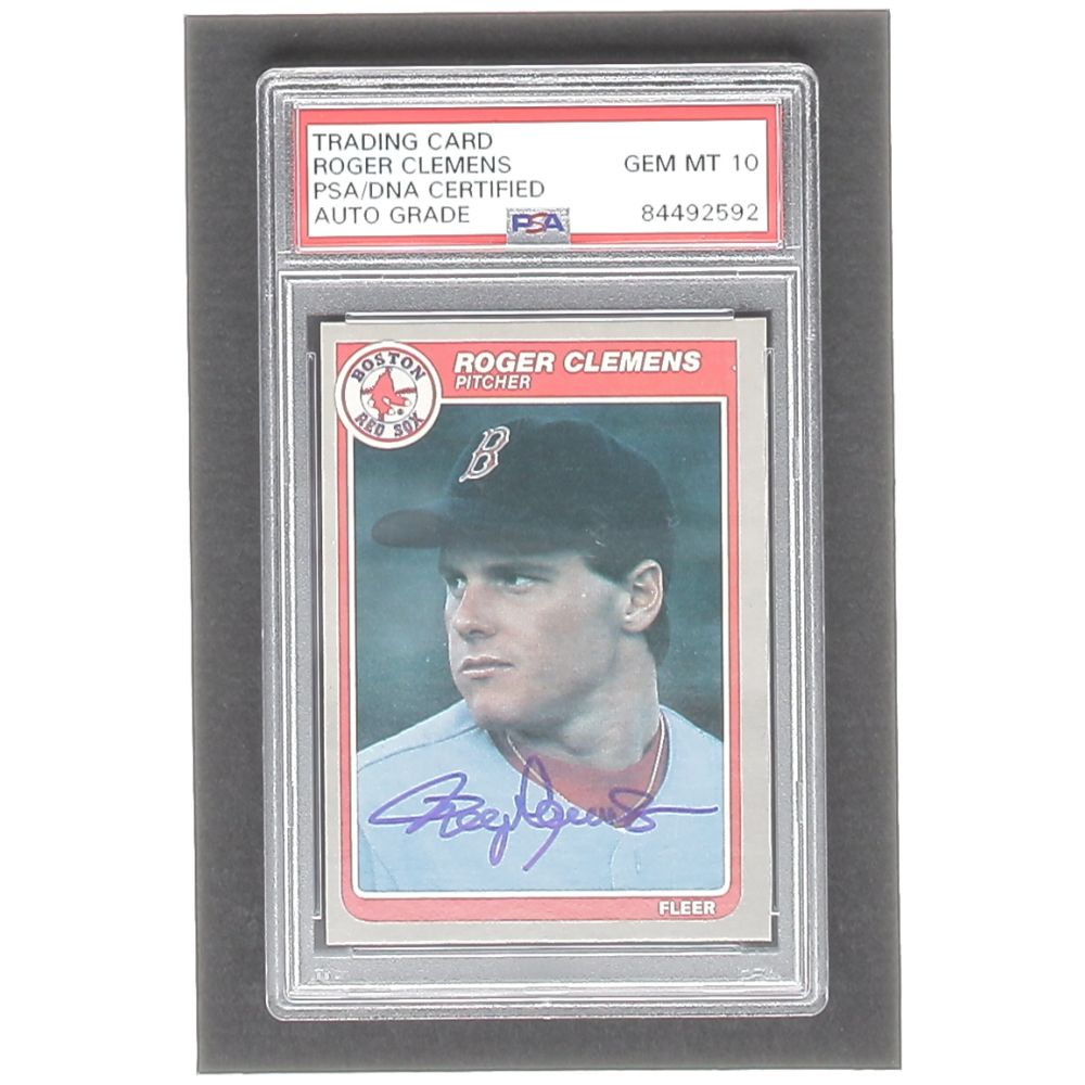Roger Clemens Signed 1985 Fleer #155 RC (PSA) | Pristine Auction