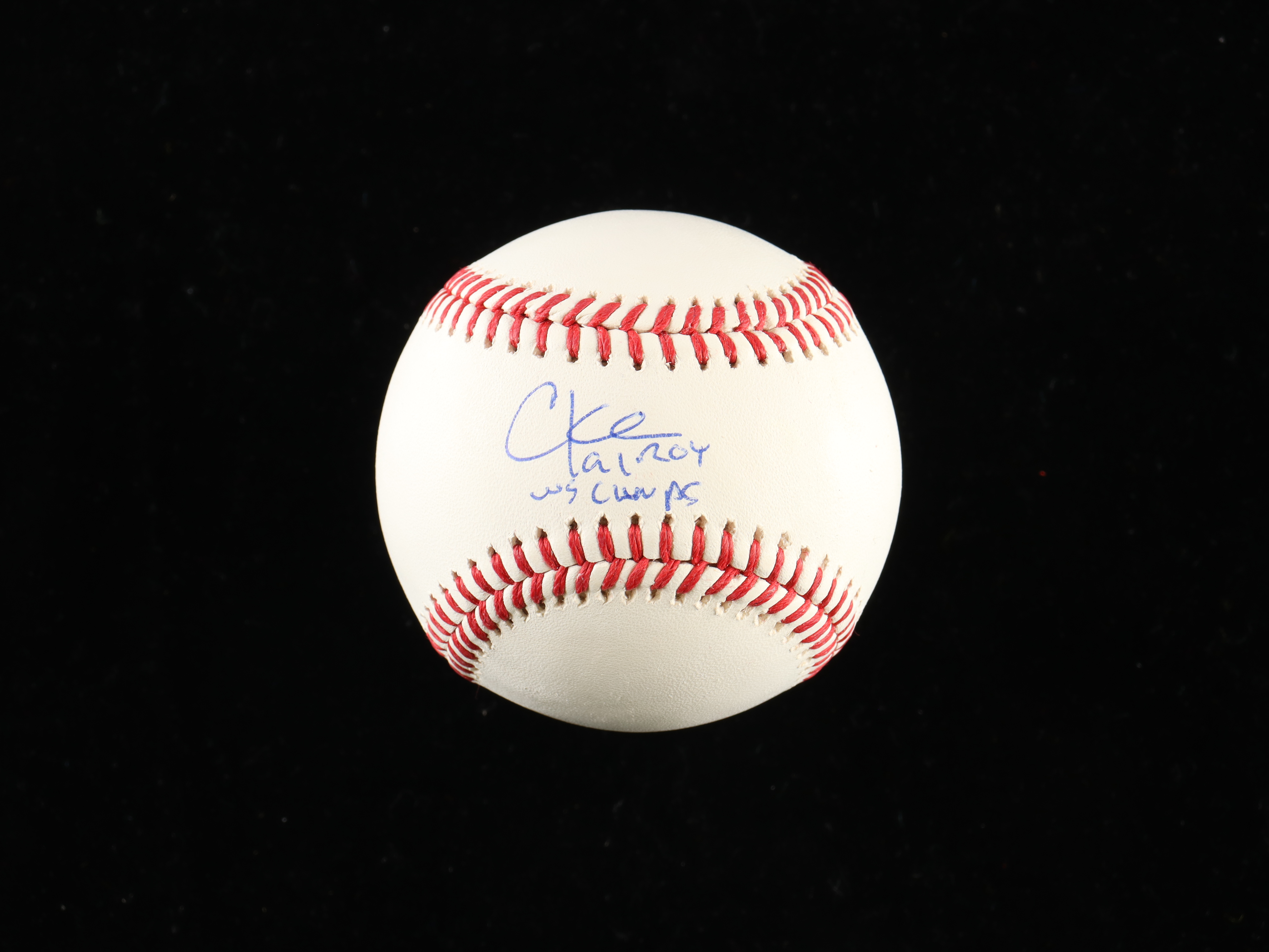 Chuck Knoblauch Signed OML Baseball Inscribed "AL ROY" & "WS Champs" (Beckett) at PristineAuction.com Chuck Knoblauch Signed OML Baseball Inscribed "AL ROY" & "WS Champs" (Beckett) at PristineAuction.com