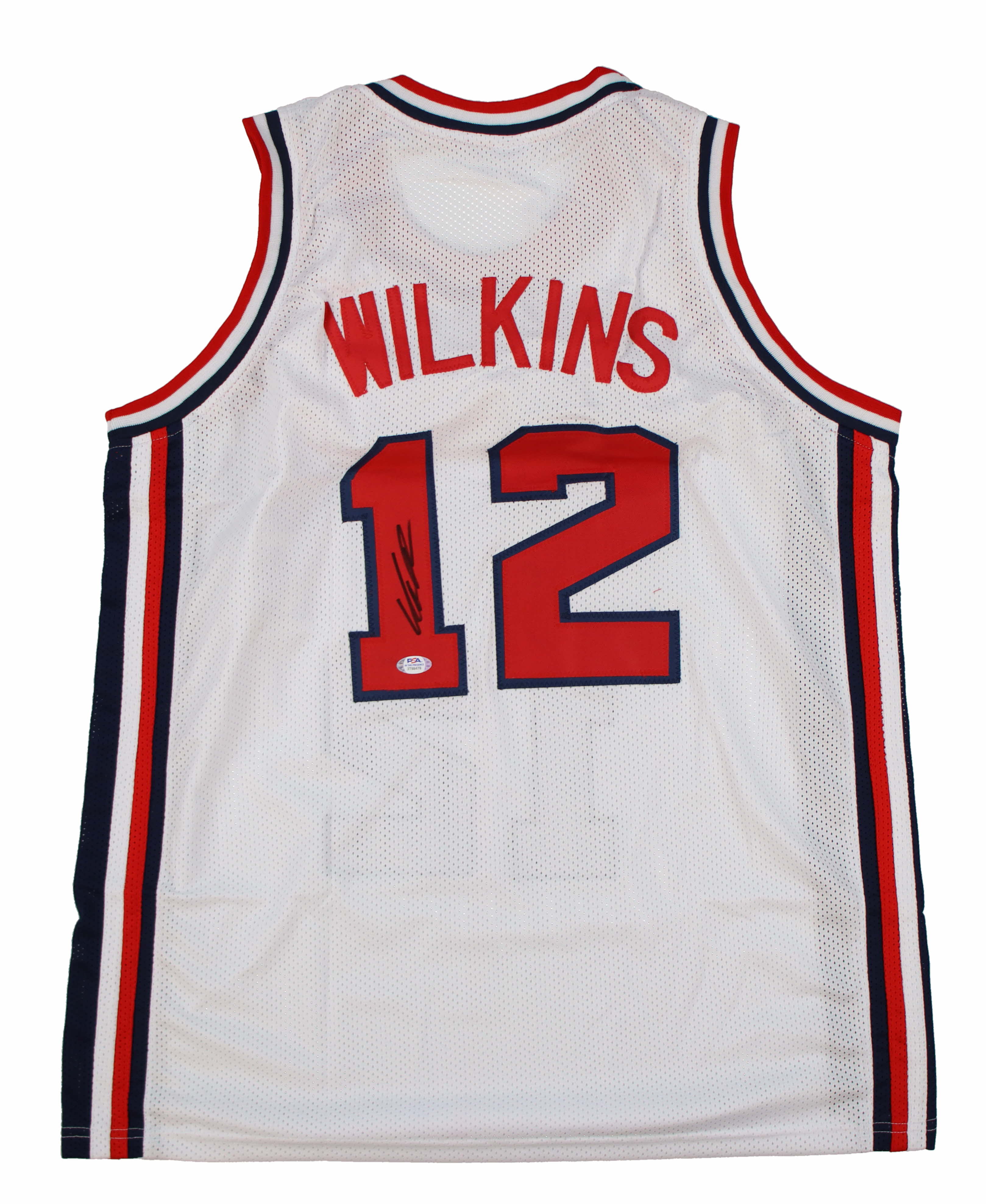 Dominique Wilkins Signed Jersey (PSA) at PristineAuction.com Dominique Wilkins Signed Jersey (PSA) at PristineAuction.com