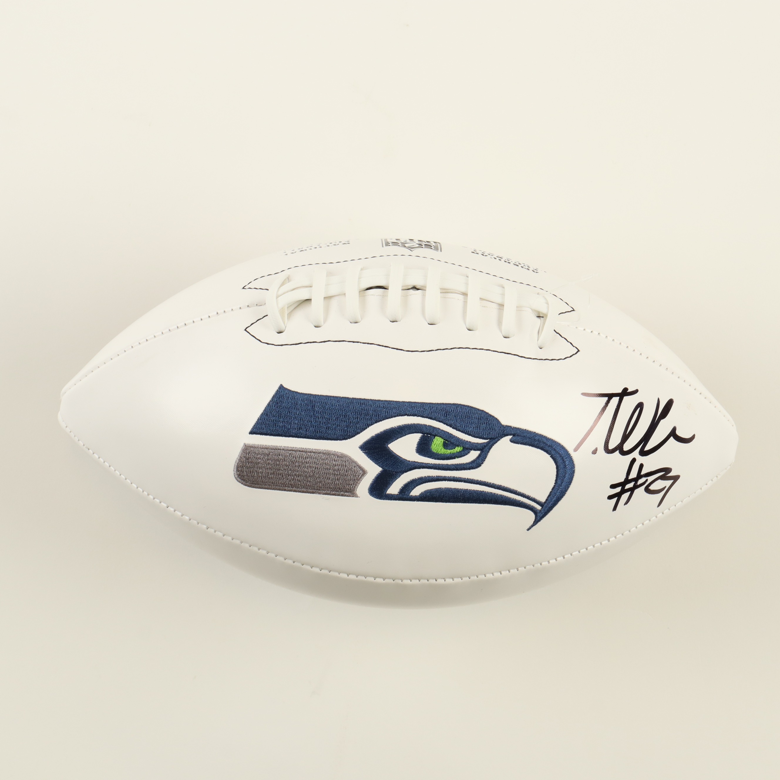 Tariq Woolen Signed Seahawks Logo Football (Players Ink) at PristineAuction.com Tariq Woolen Signed Seahawks Logo Football (Players Ink) at PristineAuction.com