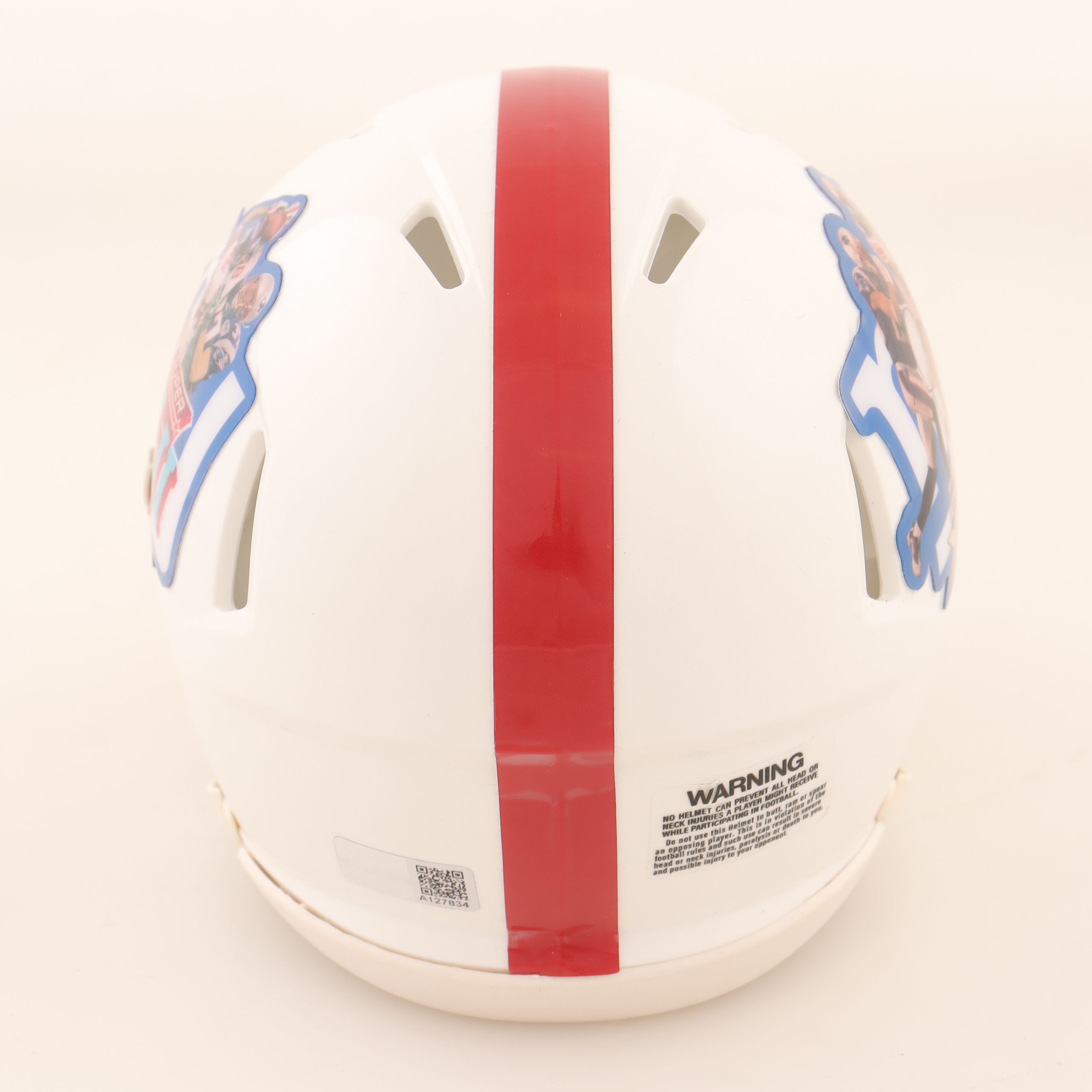 Mario Manningham & David Tyree Signed Super Bowl XLVI Logo Speed Mini Helmet with Visor (Steiner) at PristineAuction.com Mario Manningham & David Tyree Signed Super Bowl XLVI Logo Speed Mini Helmet with Visor (Steiner) at PristineAuction.com