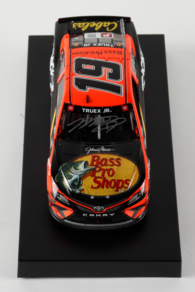 Martin Truex Jr. Signed 2021 NASCAR #19 Bass Pro Shops Phoenix Win - 1:24 Premium Action Diecast Car at PristineAuction.com Martin Truex Jr. Signed 2021 NASCAR #19 Bass Pro Shops Phoenix Win - 1:24 Premium Action Diecast Car at PristineAuction.com