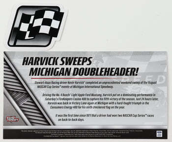 Kevin Harvick Signed 2020 NASCAR #4 Busch Light Apple - Michigan Win #2 - Raced Version - 1:24 Premium Action Diecast Car (PA COA) at PristineAuction.com Kevin Harvick Signed 2020 NASCAR #4 Busch Light Apple - Michigan Win #2 - Raced Version - 1:24 Premium Action Diecast Car (PA COA) at PristineAuction.com