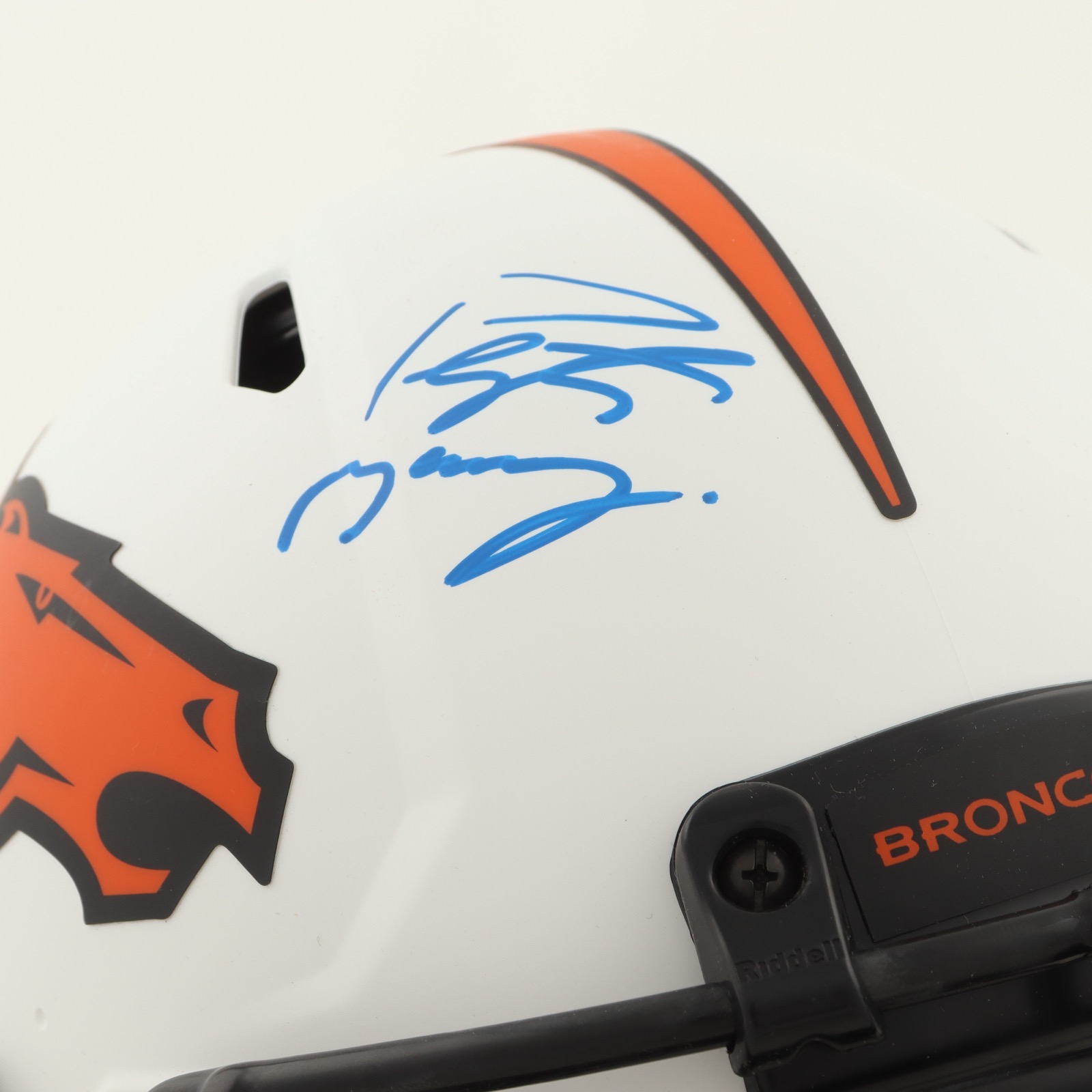 Peyton Manning Signed Broncos Full-Size Authentic On-Field Lunar Eclipse Alternate Speed Helmet (Fanatics) at PristineAuction.com Peyton Manning Signed Broncos Full-Size Authentic On-Field Lunar Eclipse Alternate Speed Helmet (Fanatics) at PristineAuction.com