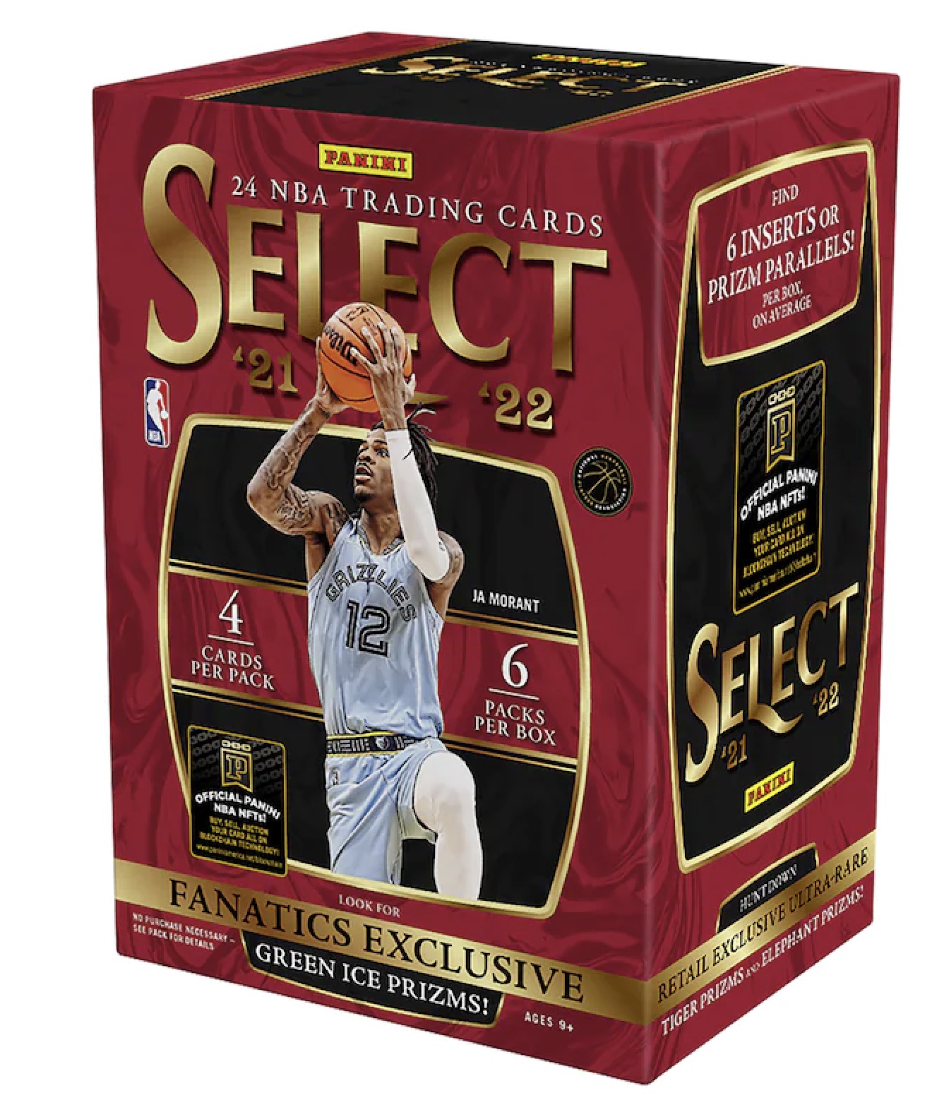 2021-22 Select Basketball Fanatics Exclusive Blaster Box with (6) Packs at PristineAuction.com 2021-22 Select Basketball Fanatics Exclusive Blaster Box with (6) Packs at PristineAuction.com