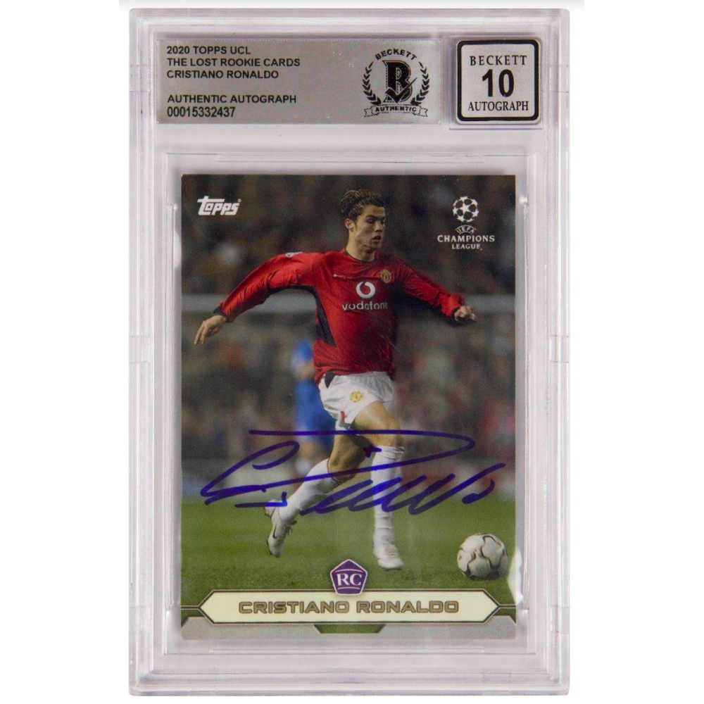 2020-21 Topps Cristiano Ronaldo ひっかえし ルーキーカード