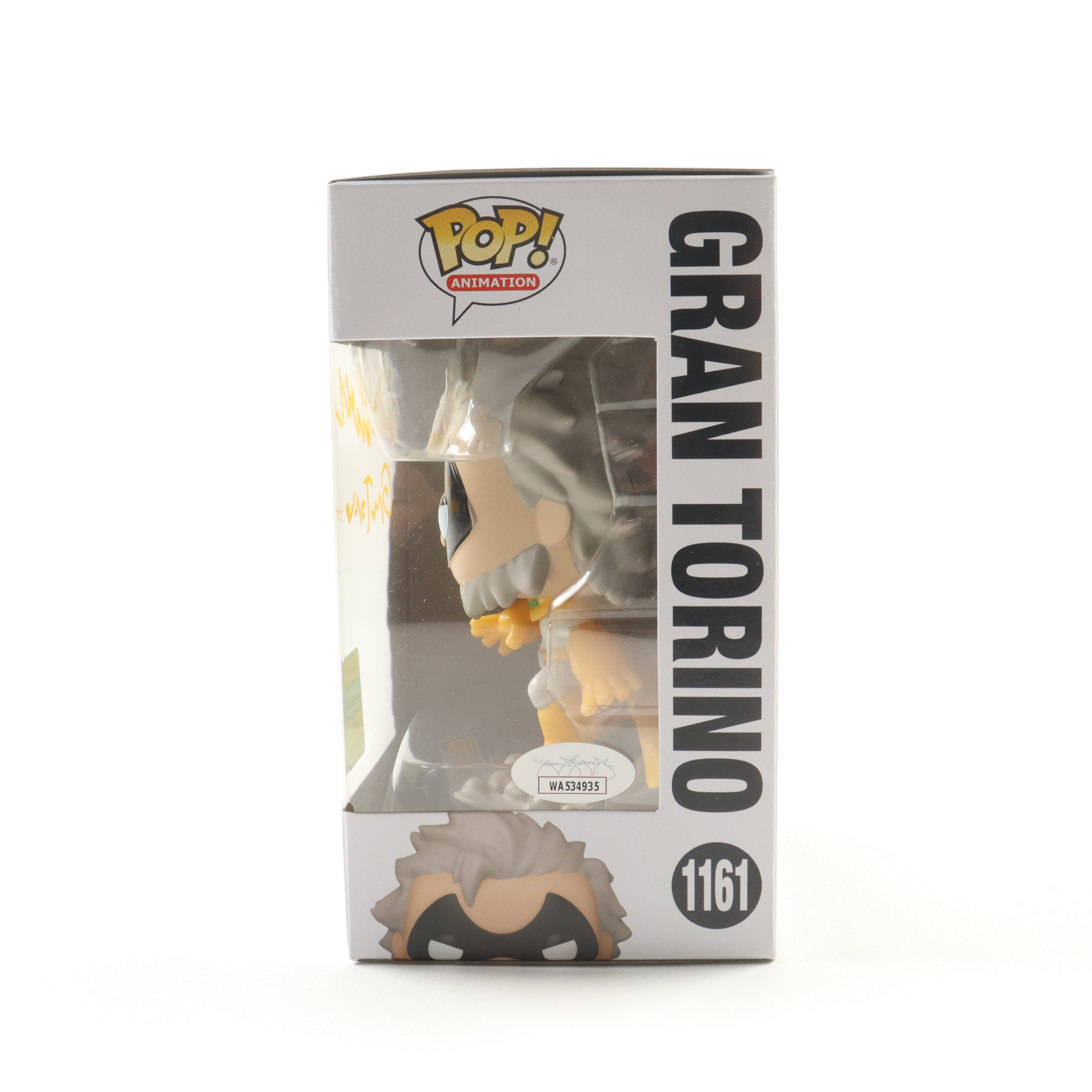 Charles Campbell Signed "My Hero Academia" #1161 Gran Torino Funko Pop! Vinyl Figure Inscribed "Gran Torino" (JSA) at PristineAuction.com Charles Campbell Signed "My Hero Academia" #1161 Gran Torino Funko Pop! Vinyl Figure Inscribed "Gran Torino" (JSA) at PristineAuction.com