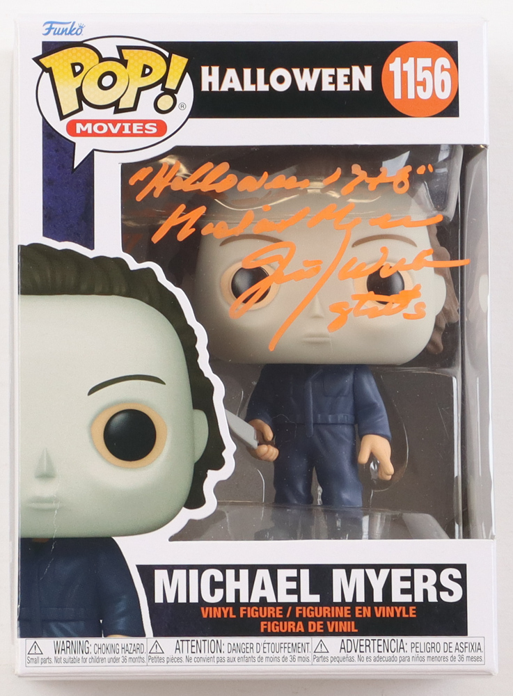 James Winburn Signed "Halloween" Michael Myers #1156 Funko Pop! Vinyl Figure Inscribed "Halloween 1978", "Michael Myers" & "Stunts" (JSA) at PristineAuction.com James Winburn Signed "Halloween" Michael Myers #1156 Funko Pop! Vinyl Figure Inscribed "Halloween 1978", "Michael Myers" & "Stunts" (JSA) at PristineAuction.com