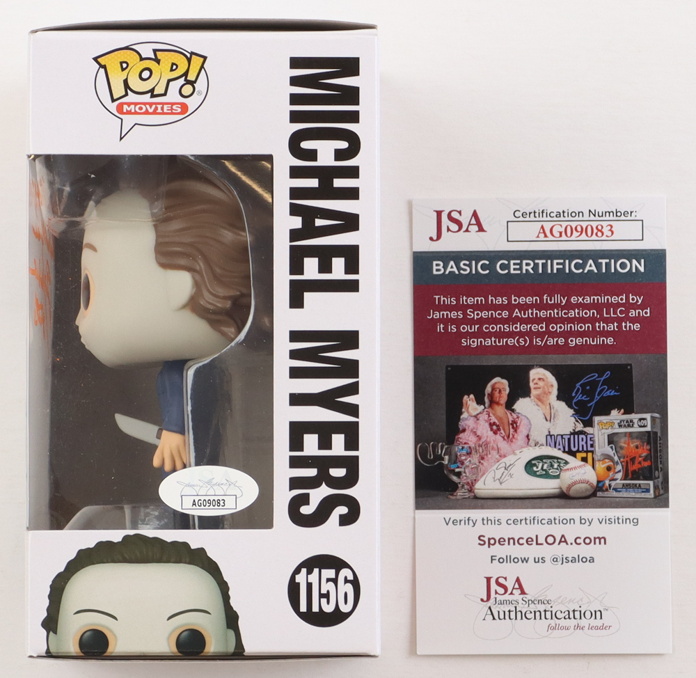 James Winburn Signed "Halloween" Michael Myers #1156 Funko Pop! Vinyl Figure Inscribed "Halloween 1978", "Michael Myers" & "Stunts" (JSA) at PristineAuction.com James Winburn Signed "Halloween" Michael Myers #1156 Funko Pop! Vinyl Figure Inscribed "Halloween 1978", "Michael Myers" & "Stunts" (JSA) at PristineAuction.com