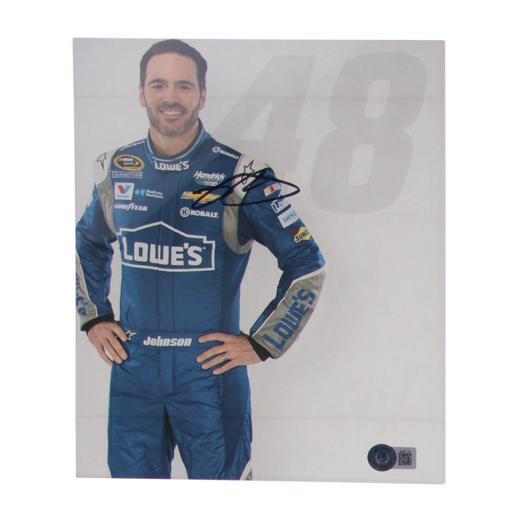 Jimmie Johnson Signed NASCAR 8x10 Photo (Beckett) at PristineAuction.com Jimmie Johnson Signed NASCAR 8x10 Photo (Beckett) at PristineAuction.com