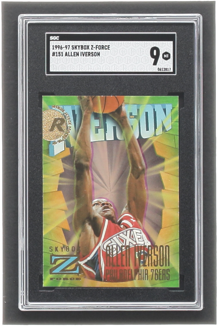 Allen Iverson 1996-97 Z-Force #151 RC (SGC 9) at PristineAuction.com Allen Iverson 1996-97 Z-Force #151 RC (SGC 9) at PristineAuction.com