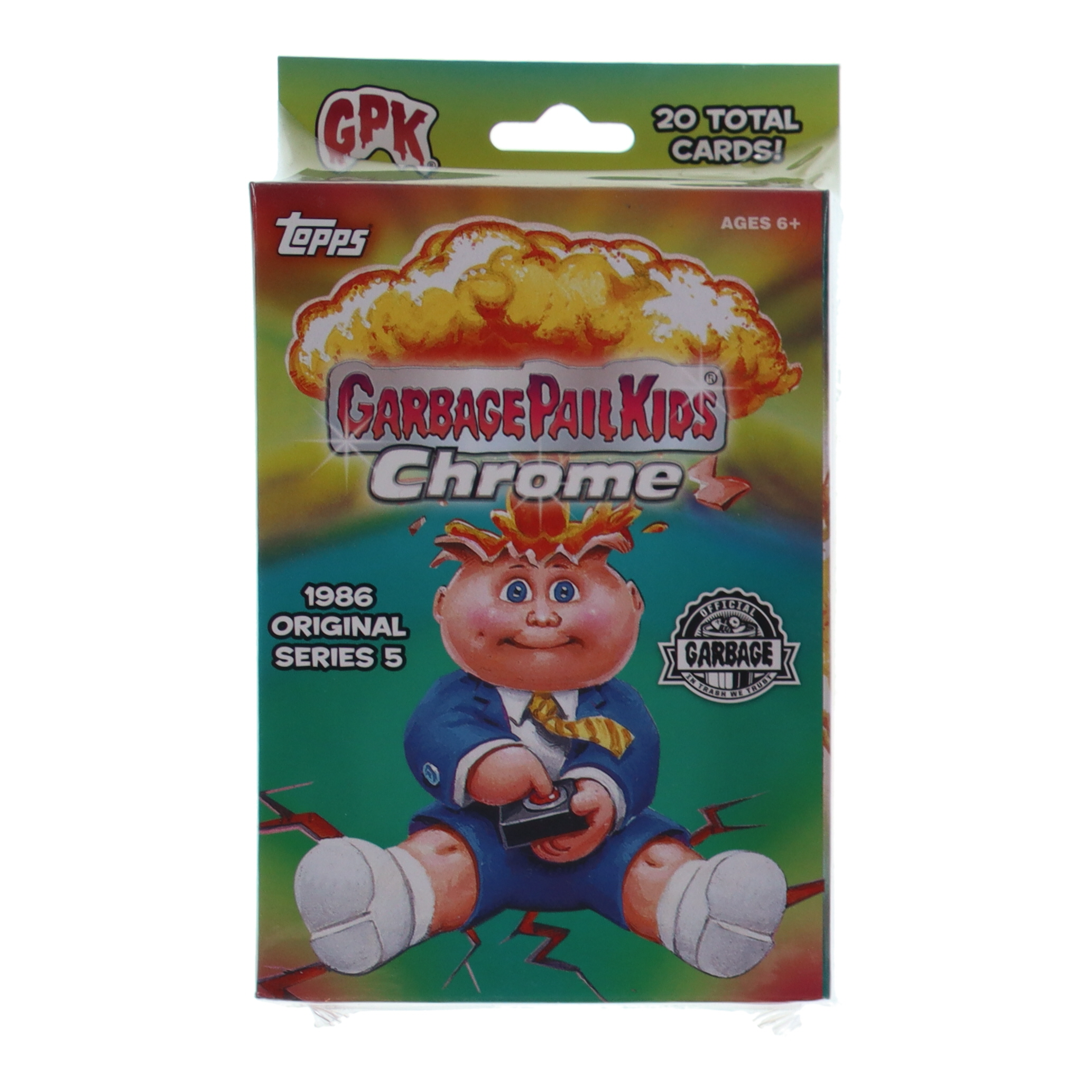 Garbage Pail Kids 2022 Topps Chrome Series 5 Hanger Box with (5) Packs at PristineAuction.com Garbage Pail Kids 2022 Topps Chrome Series 5 Hanger Box with (5) Packs at PristineAuction.com