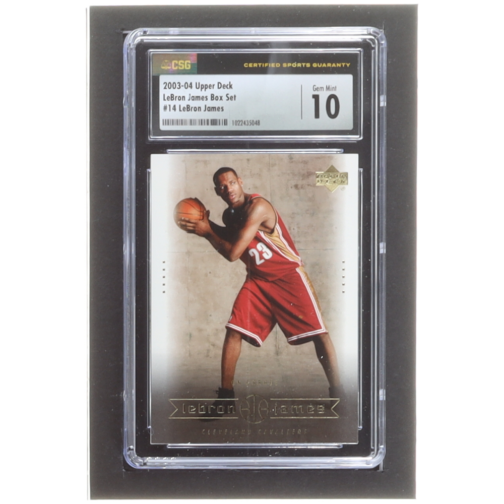 upper deck collectibles lebron james