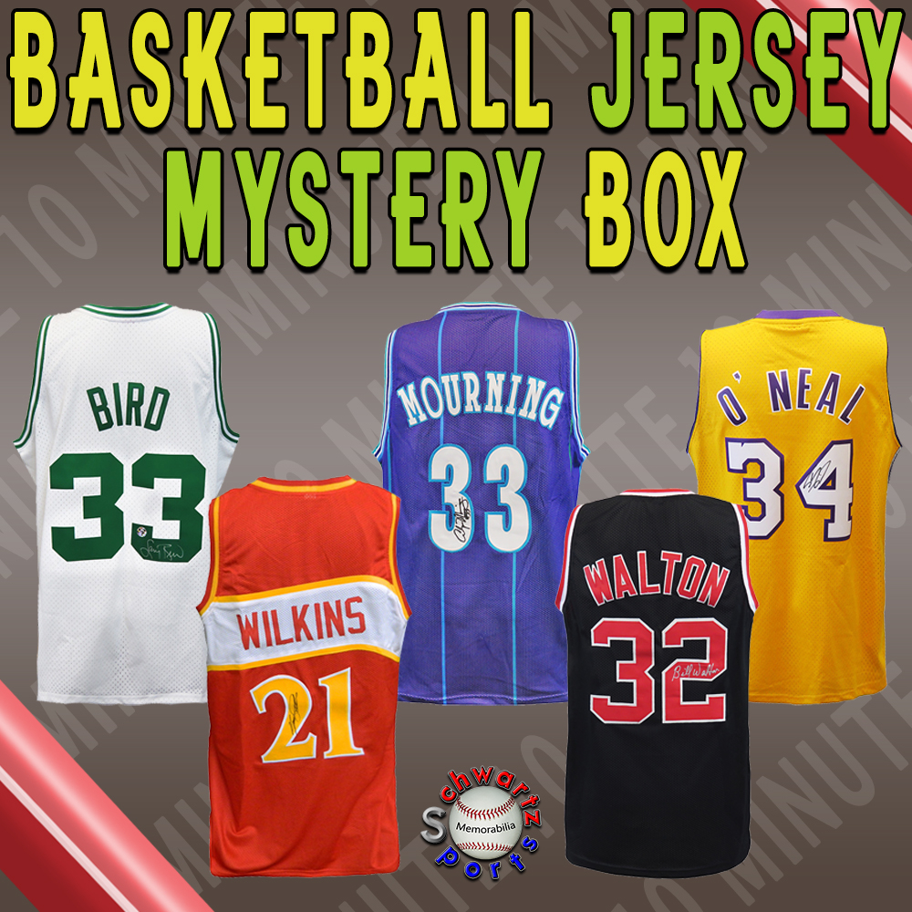 Schwartz Sports Basketball Jersey Signed Mystery Box TMA Series 1