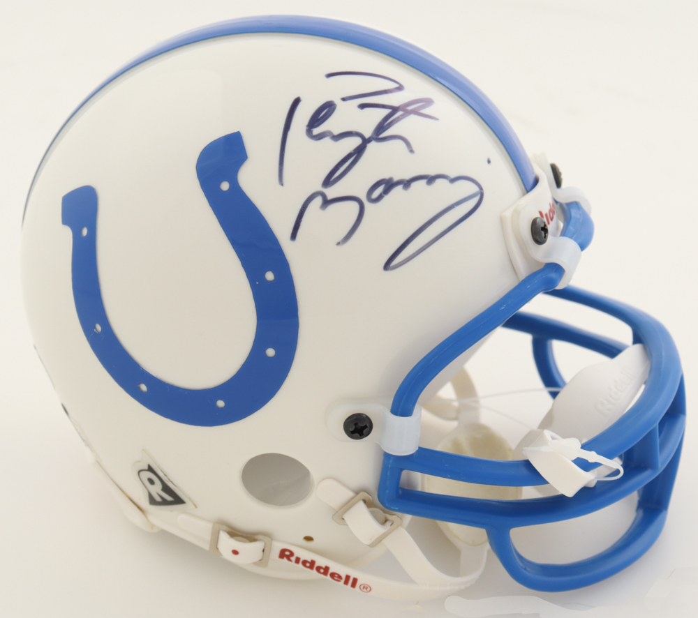 Peyton Manning Signed Colts Mini Helmet (Beckett) at PristineAuction.com Peyton Manning Signed Colts Mini Helmet (Beckett) at PristineAuction.com