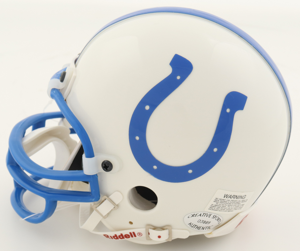 Peyton Manning Signed Colts Mini Helmet (Beckett) at PristineAuction.com Peyton Manning Signed Colts Mini Helmet (Beckett) at PristineAuction.com