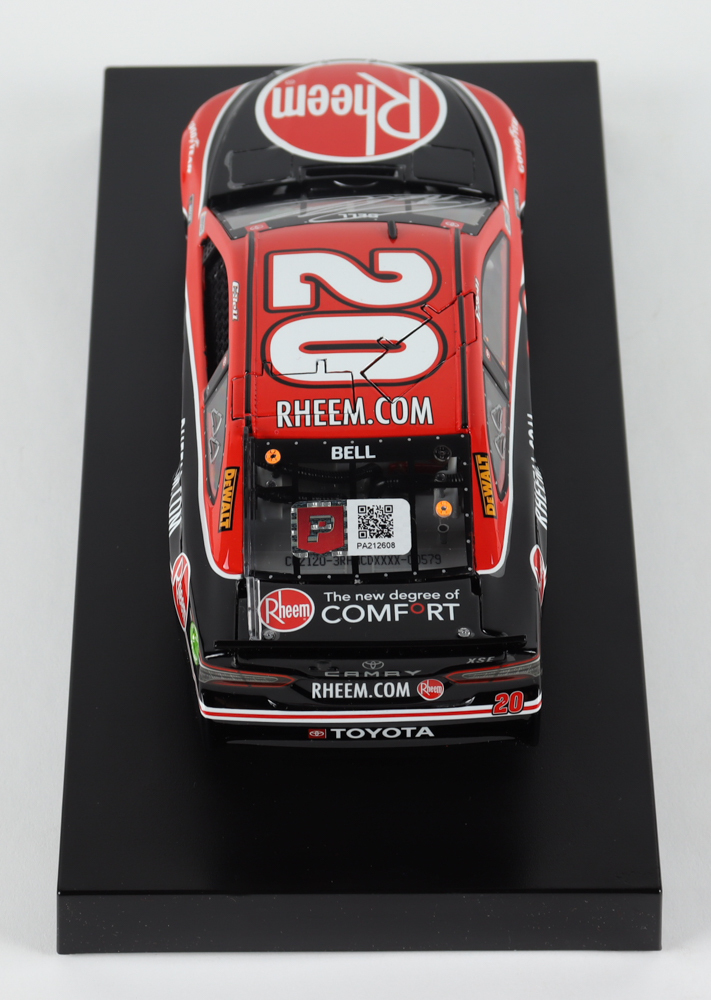 Christopher Bell Signed 2021 NASCAR #20 Rheem - 1:24 Premium Action Diecast Car (PA) - Limited Edition 1 of 696 at PristineAuction.com Christopher Bell Signed 2021 NASCAR #20 Rheem - 1:24 Premium Action Diecast Car (PA) - Limited Edition 1 of 696 at PristineAuction.com