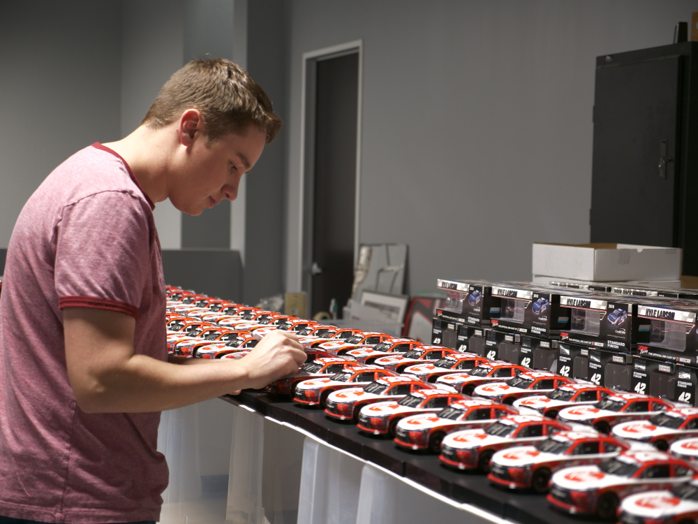 Christopher Bell Signed 2021 NASCAR #20 Rheem - 1:24 Premium Action Diecast Car (PA) - Limited Edition 1 of 696 at PristineAuction.com Christopher Bell Signed 2021 NASCAR #20 Rheem - 1:24 Premium Action Diecast Car (PA) - Limited Edition 1 of 696 at PristineAuction.com