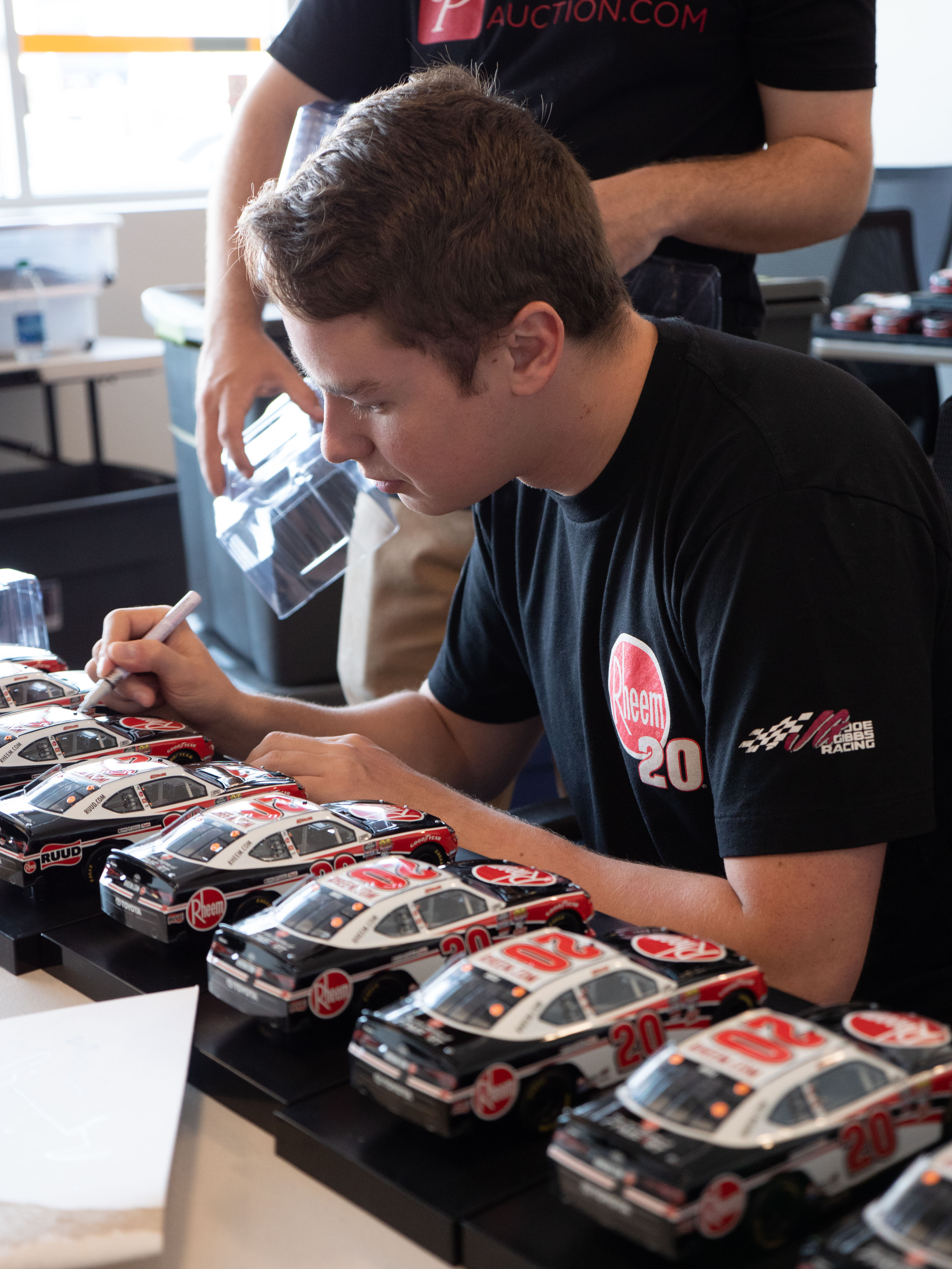 Christopher Bell Signed 2021 NASCAR #20 Rheem - 1:24 Premium Action Diecast Car (PA) - Limited Edition 1 of 696 at PristineAuction.com Christopher Bell Signed 2021 NASCAR #20 Rheem - 1:24 Premium Action Diecast Car (PA) - Limited Edition 1 of 696 at PristineAuction.com