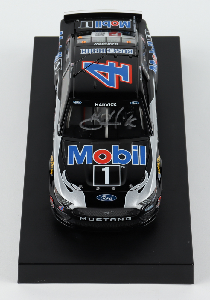 Kevin Harvick Signed 2021 NASCAR #4 Mobil 1 - 1:24 Premium Action Diecast Car (PA COA) at PristineAuction.com Kevin Harvick Signed 2021 NASCAR #4 Mobil 1 - 1:24 Premium Action Diecast Car (PA COA) at PristineAuction.com