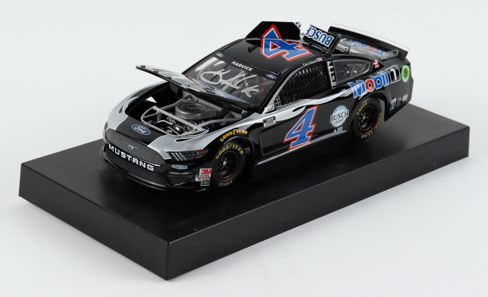 Kevin Harvick Signed 2021 NASCAR #4 Mobil 1 - 1:24 Premium Action Diecast Car (PA COA) at PristineAuction.com Kevin Harvick Signed 2021 NASCAR #4 Mobil 1 - 1:24 Premium Action Diecast Car (PA COA) at PristineAuction.com