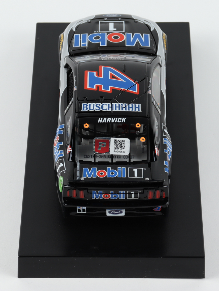 Kevin Harvick Signed 2021 NASCAR #4 Mobil 1 - 1:24 Premium Action Diecast Car (PA COA) at PristineAuction.com Kevin Harvick Signed 2021 NASCAR #4 Mobil 1 - 1:24 Premium Action Diecast Car (PA COA) at PristineAuction.com
