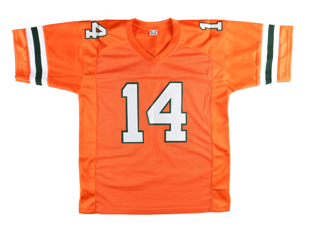 Vinny Testaverde Signed Jersey (Beckett) at PristineAuction.com Vinny Testaverde Signed Jersey (Beckett) at PristineAuction.com