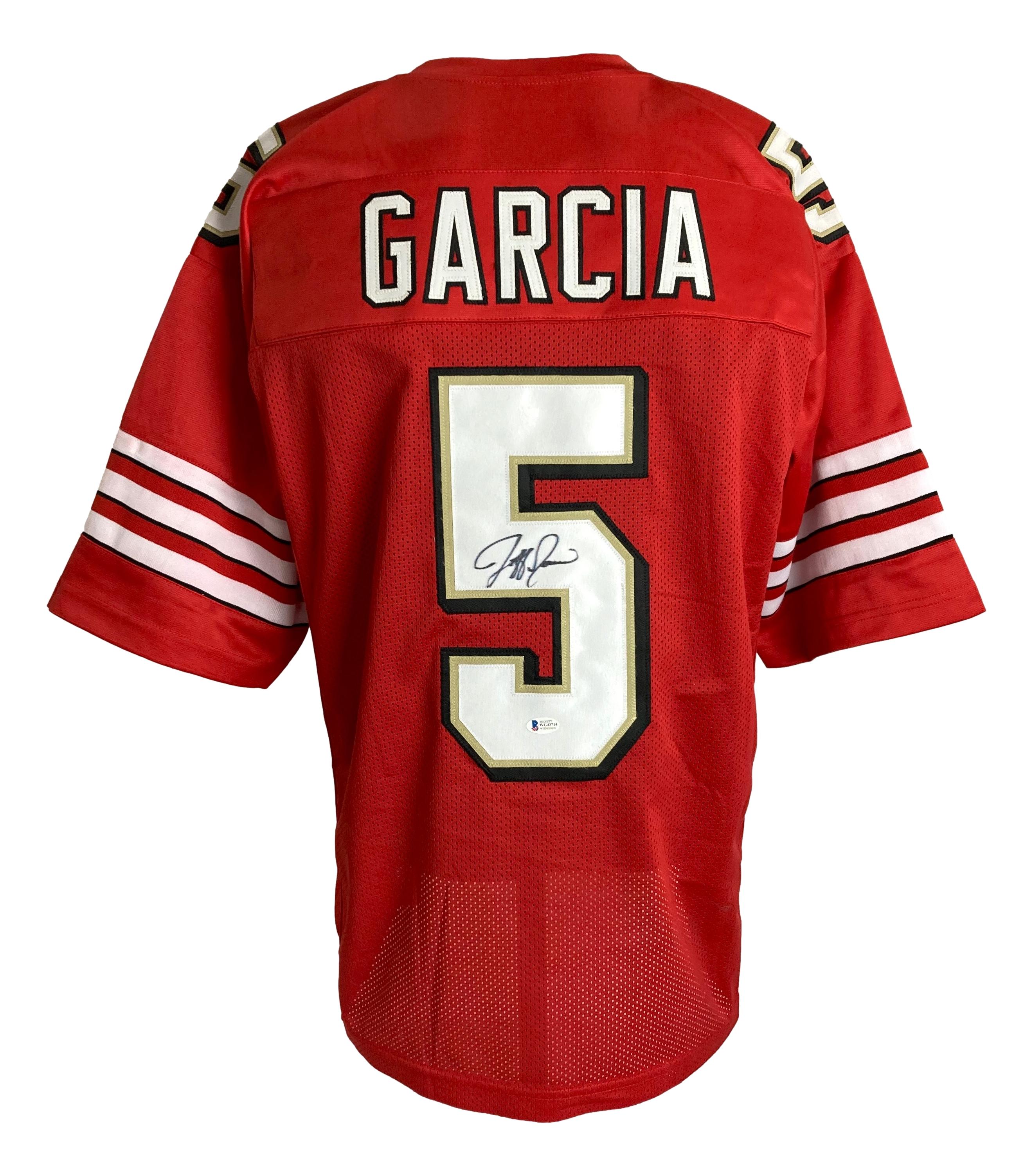 Jeff Garcia Signed Jersey (Beckett) at PristineAuction.com Jeff Garcia Signed Jersey (Beckett) at PristineAuction.com