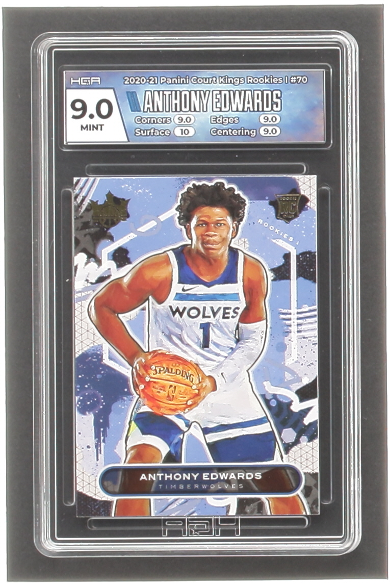 Anthony Edwards 2020-21 Court Kings #70 RC (HGA 9) at PristineAuction.com Anthony Edwards 2020-21 Court Kings #70 RC (HGA 9) at PristineAuction.com