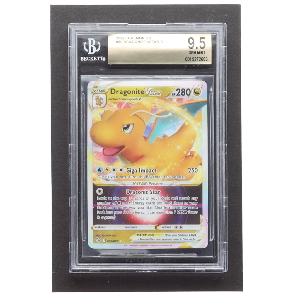 Dragonite VSTAR 2022 Pokemon GO #50 (BGS 9.5) | Pristine Auction