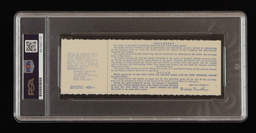Rickey Henderson Signed ALCS Ticket (PSA) at PristineAuction.com Rickey Henderson Signed ALCS Ticket (PSA) at PristineAuction.com