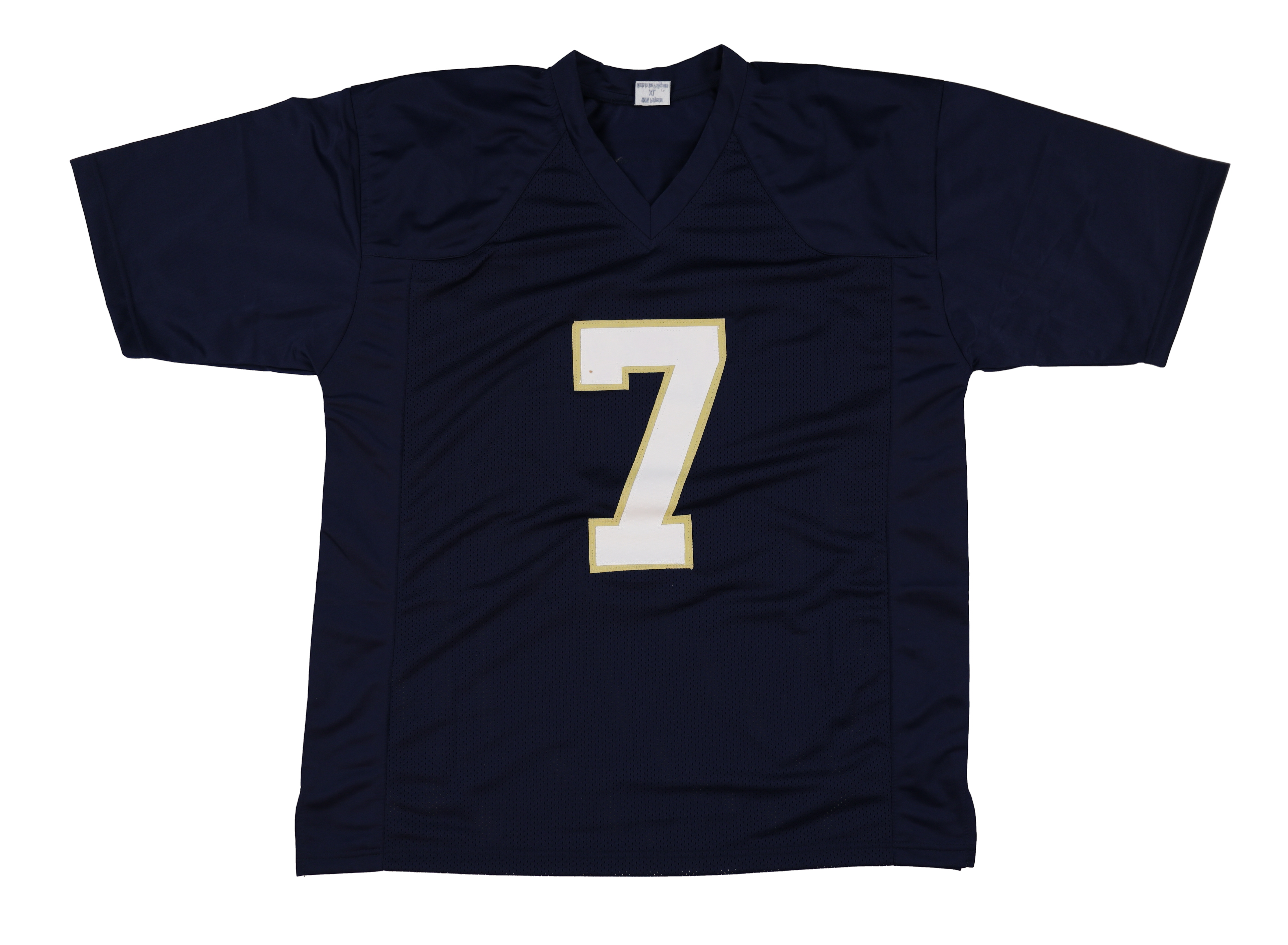 Joe Theismann Signed Notre Dame Fighting Irish Jersey Inscribed "CHOF 2003" (JSA) at PristineAuction.com Joe Theismann Signed Notre Dame Fighting Irish Jersey Inscribed "CHOF 2003" (JSA) at PristineAuction.com