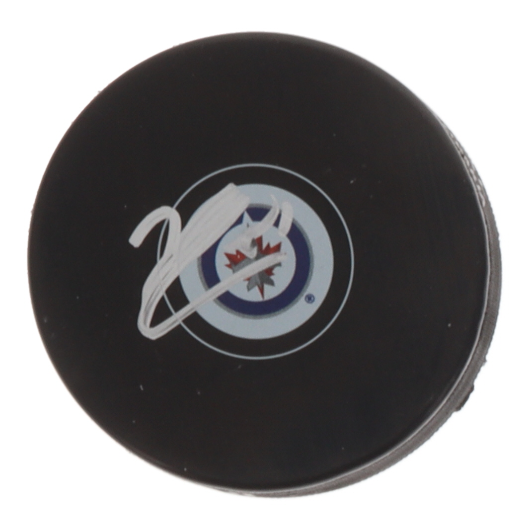 Kyle Connor Signed Jets Logo Hockey Puck (Beckett) at PristineAuction.com Kyle Connor Signed Jets Logo Hockey Puck (Beckett) at PristineAuction.com