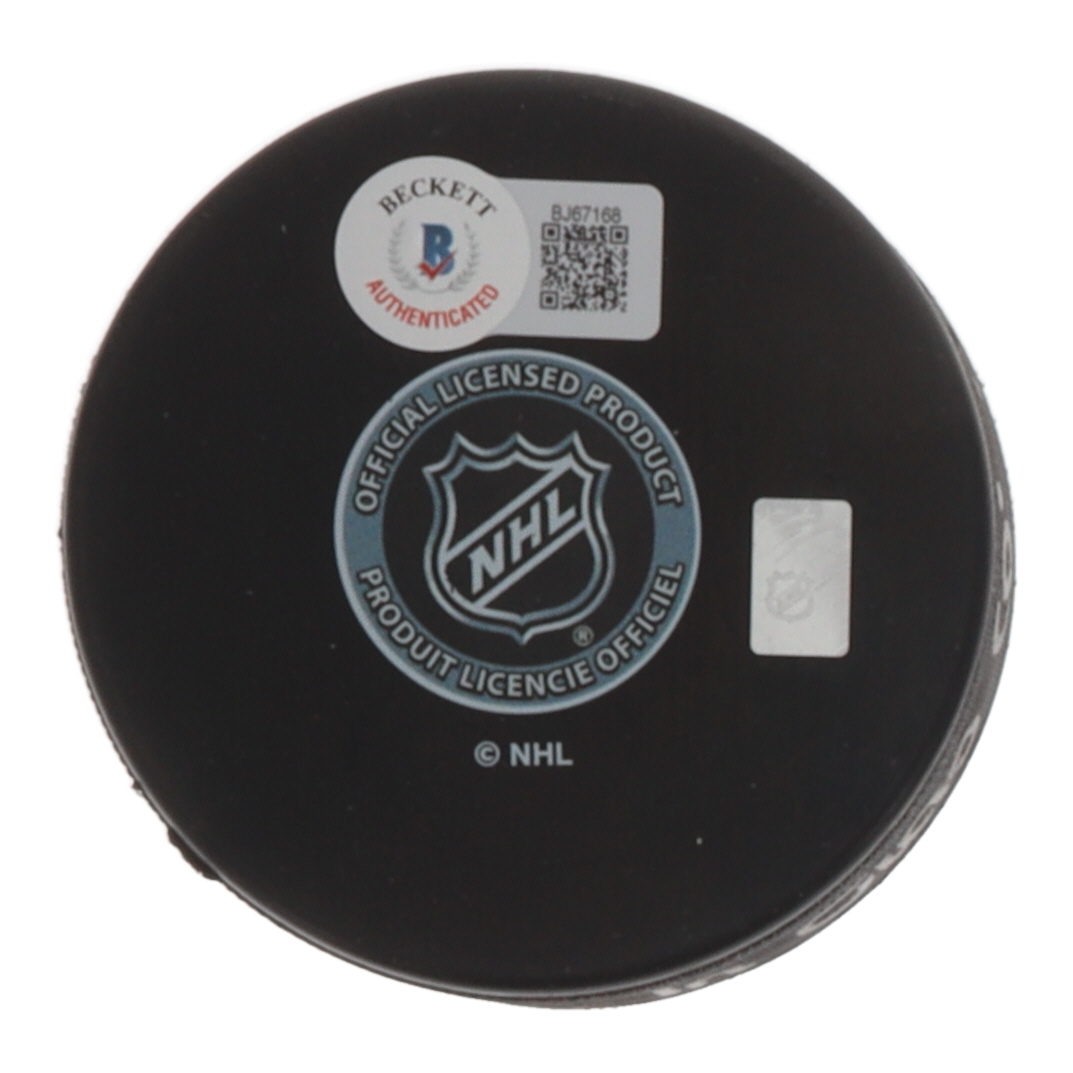 Kyle Connor Signed Jets Logo Hockey Puck (Beckett) at PristineAuction.com Kyle Connor Signed Jets Logo Hockey Puck (Beckett) at PristineAuction.com