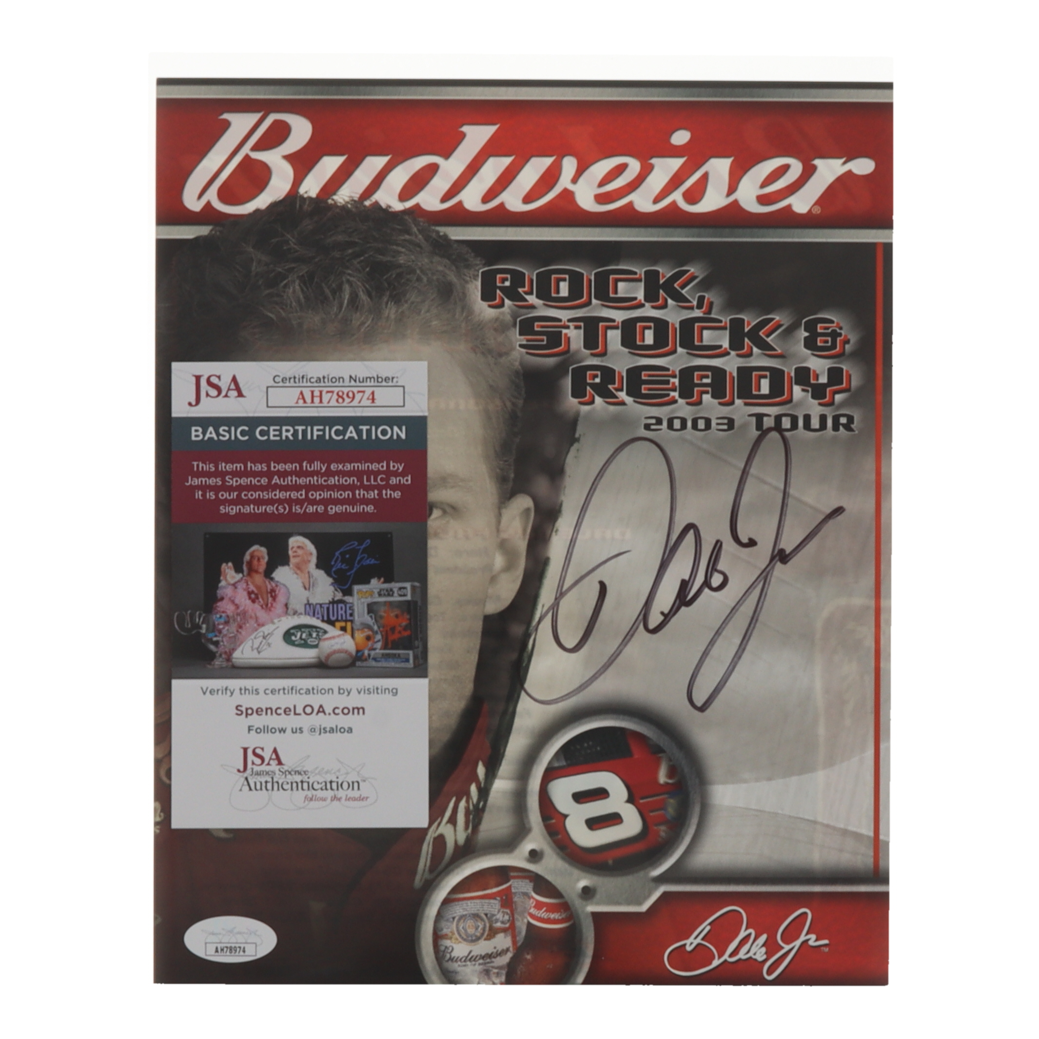 Dale Earnhardt Jr. Signed NASCAR 8x10 Photo (JSA) at PristineAuction.com Dale Earnhardt Jr. Signed NASCAR 8x10 Photo (JSA) at PristineAuction.com